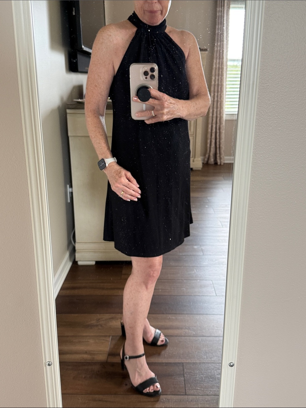 Express Black Halter Dress